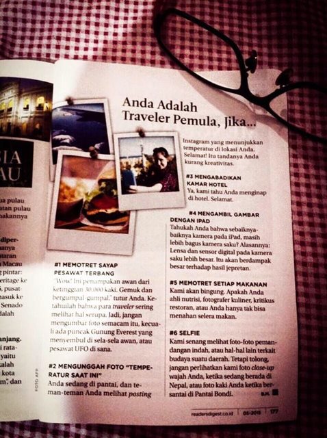 Anda adalah traveler pemula jika.. Anda adalah traveler pemula jika..